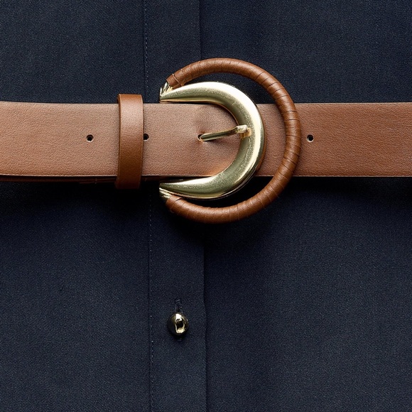 - ZARA BELTED SHIRTDRESS - Picture 4 of 6